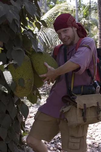 Taký menší jag-fruit . (Backwaters)