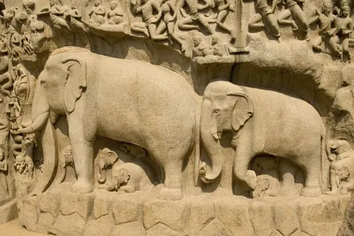 Arjuana Penance. (Mamallapuram)