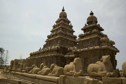 Pobrežný chrám. (Mamallapuram)