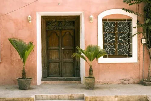 Krásne staré domy. (Pondicherry)