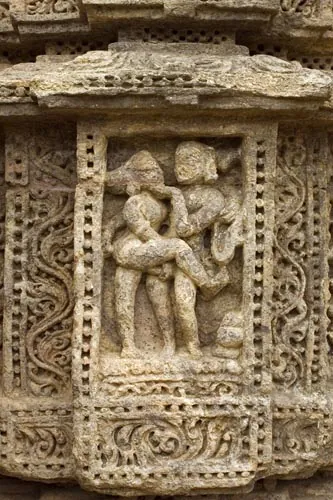 India - krajina Kámásutry . (Konark)