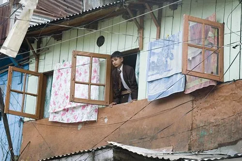 Drevo, plech a elektrické drôty. (Darjeeling)
