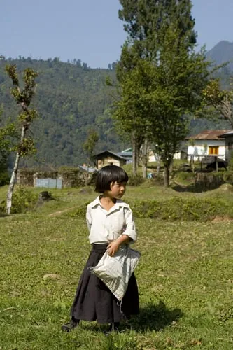 Pred cestou do školy. (Pala, Sikkim)