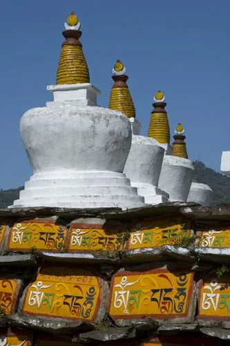 Stupy. (Tashiding, Sikkim)