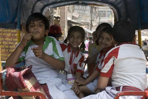 Školáci. (Varanasi)