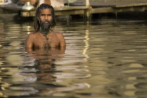 Posvätný kúpeľ. (Varanasi)