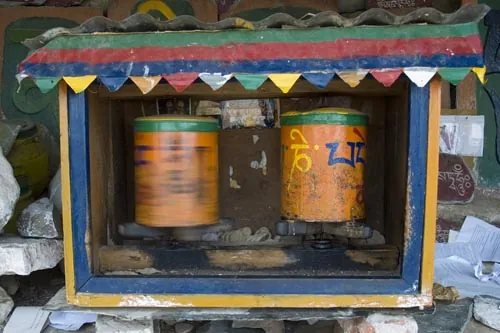 Modlitebné kolesá. (Dharamsala)